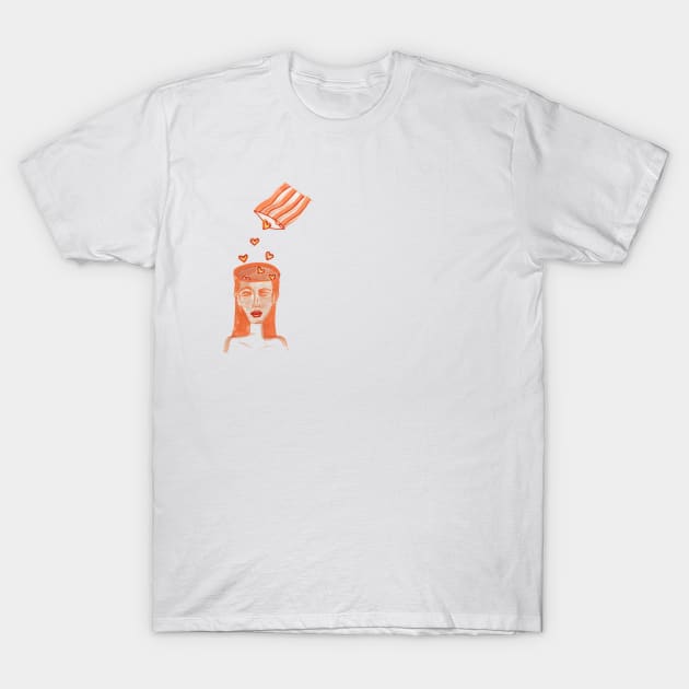 Feed Me Love T-Shirt by Alex Drew